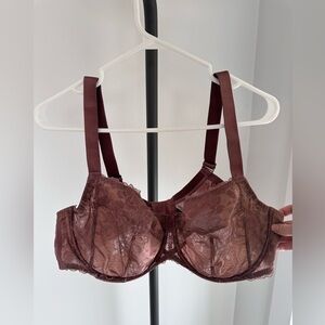 Luxe Lace Underwire Bralette Mauve